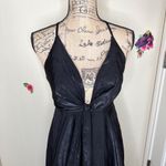Forever 21 NWT  Black Front Plunge Gown Photo 1