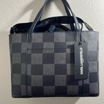 Karl Lagerfeld New Navy Blue crossbody/ Purse Photo 8