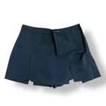 English Factory Black Box Pleat Mini Skirt Skort Size Large Preppy,Goth, Boho Photo 6