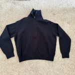 Uniqlo :C Premium Labmswool Half Zip long sleeve sweater navy size L Photo 2