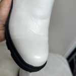 Pierre Dumas  White and Black Lace Up Boots Photo 4