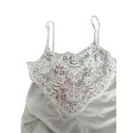 Vintage Vanity Fair White Nylon Spandex Half Slip Tank Top Size S Lace Intimates Photo 3