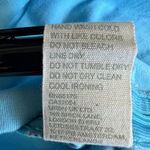 Forever That Girl Anthropologie Shirt Womens 6 One Shoulder Blue Floral Photo 10