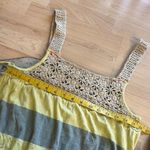 Free People  NWT Luca Crochet Stripe Knit Dress/Tunic Size‎ Small Photo 7