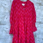 POMANDER PLACE Hot Pink Ikat Kenzo Dress size medium Photo 1