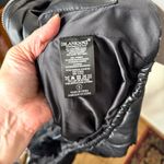 BLANK NYC Black Faux Leather Quilted Puffer Jacket Photo 6