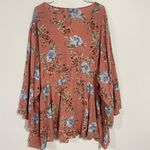 Torrid Desert Sand Floral Crinkle Gauze Babydoll Top Photo 7