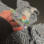 Derek Heart Blue White Striped Wrap V-Neck Romper Jumpsuit NWT Plus Size Cruise Photo 4