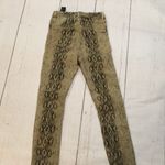 ZARA  snake print skinny jeans Photo 5