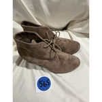 Woman’s Dr Scholl Memory Foam Comfort Fit Dakota Brown Suede Booty Size 7 Photo 1