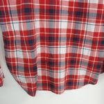 Joe Fresh  L Canada Maple Leaf Red Plaid Top Photo 5