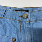 Roberto Cavalli Chambray Blue Wide Leg Pant Size 40 / 4 Photo 4