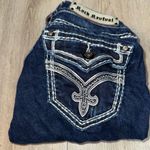 Rock Revival  clover Dark Blue capri crop cropped Jeans denim Photo 0