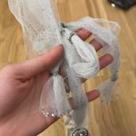 Maria elena headpiece crystal tulle tie headband Photo 5