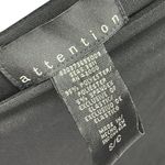 Attention  Black V Neck Front and Back Elastic Waist Pocket Dress Womens Small Photo 11