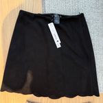AQUA Black Mini A-Line Skirt for Work Photo 0