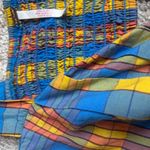 Free People Bridget Mini Dress Plaid Summer Cutout Vacation Size XS Rare Smocked Photo 9