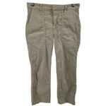 Frank & Eileen  Blackstone Utility Straight Leg Pants Cropped Ankle Twill Beige 4 Photo 1