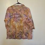 Havana Jacks Cafe Size 2x Hawaiin Shirt Button UP Tie Dye Cotton Button Up Purple Photo 3