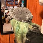 Gray Cap with White Tribal Design Photo 5