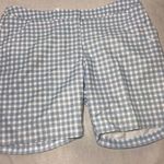 Callaway  Plaid White Blue Golf Shorts Size 8 Photo 0