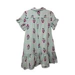 J.Crew  Printed Ruffle-Sleeve Mini Shirt Dress Sz. 4 Photo 5