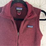Patagonia  Better Sweater Vest Maroon Photo 3