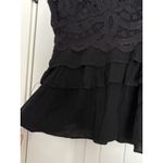 POL Women's Lace Bralette Cami Size Small Black Strappy Back Photo 1