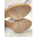 Life Stride Womens Laguna Peep Toe Slip On Heels 9W Blue & Beige Photo 8