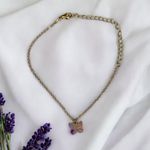 Pastel Butterfly Cable Chain Gold Tone Bracelet Photo 0