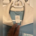 Adidas Light Blue and White vintage Jacket Photo 4