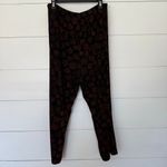 Coldwater Creek Women’s 1X Black Patterned Slinky Dress Pants Photo 3