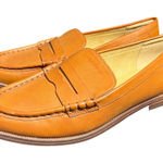 J Crew Penny loafers Warm Chicory Shoes Womens Size 7.5 Honey Brown‎ Slide Photo 0