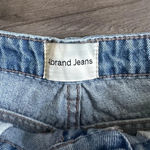 Abrand Jeans High Relaxed Shorts Women Size 27 Blue Light Wash Distressed Photo 1