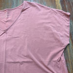 J.Jill Women's  Pink Luxe Supima V-Neck Easy Tee L Photo 2