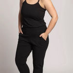 Ripple Yogawear Organic Cotton Jumpsuit Black Photo 0