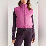 Zella New!  Reversible Quilted Nylon Puffer Vest Pink Sz‎ Medium $109 Photo 2