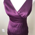American Living  | Eggplant Purple Satin Mi… Photo 1
