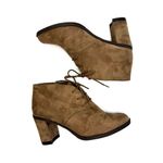 Dr. Scholls Dr. Scholl’s Vegan Suede Lace Up Booties Tan 7.5 Photo 6