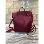 LC Lauren Conrad  Backpack Shoulder Bag Purse Vegan Pebbled Leather Red Medium Photo 1