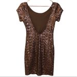 Backstage bronze sequin bodycon mini dress XS Photo 1