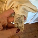 Storia Cotton Gingham beige smocked midi tank dress small Photo 3