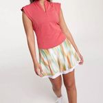 NWT CALIA Women's Double Layer Mesh Golf Skort size Large. 50+ UV protection Green Photo 1