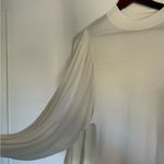 NWOT Aya Muse White Long Sleeve scarf Dress Photo 6