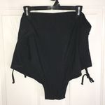 New Women’s Black Tie Sides Bikini Bottoms 5XL Size 5X Photo 3