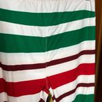 LuLaRoe NEW  TC Tall & Curvy Red White Green Stripe Holiday Leggings Size 12-18 Photo 1