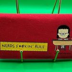 A Rare Red Angry Little Girls By Lela Lee Women's Vintage Snap Wallet Billfold Photo 0