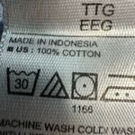 Old Navy  Light Wash Denim Look Long Sleeve Button Down K41 Photo 2