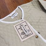 NWT Emerson Fry India collection India quilted coat buttercream sage organic XS Green Photo 3