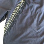 Lucky Brand ⭐️ navy and white embroidered bohemian blouse top size small Photo 11